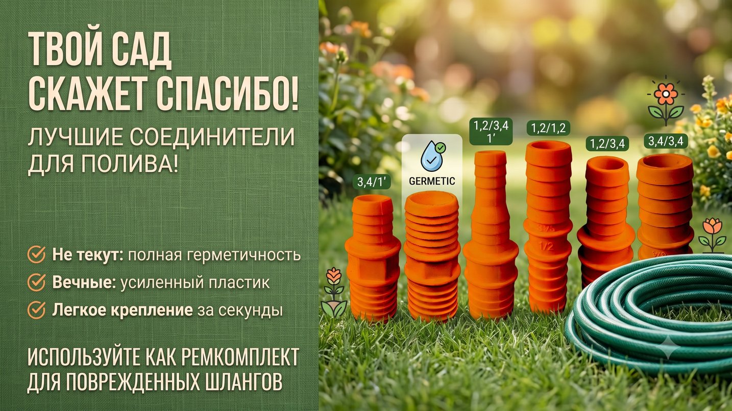 Коннекторы садовые